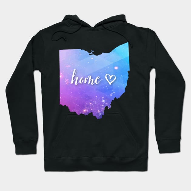 Ohio Galaxy Geometric "Home" Hoodie by broadwaygurl18